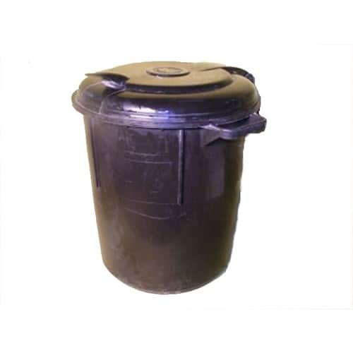 פח אשפה שחור 60 ליטר