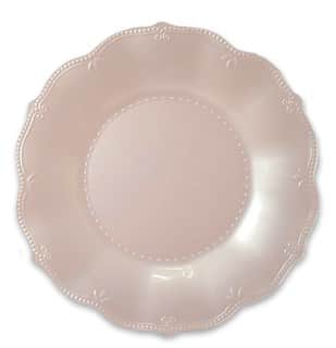 צלחת וינטג' ורוד עתיק 23 ס"מ